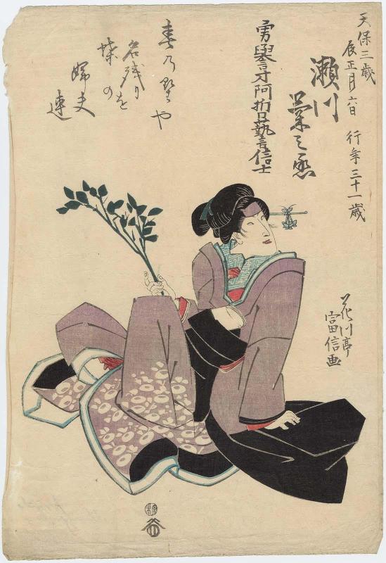 Memorial Portrait of Actor Segawa Kikunojô V