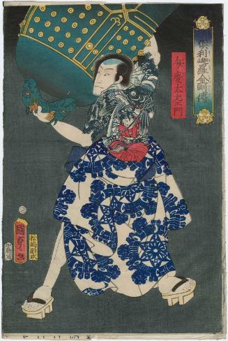 (Actor Nakamura Shikan IV as) Benkei Daemon, from the series Legends of the Dragon Sword and the Thunderbolt of Absolute Truth (Kurikara kongô den)