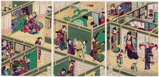 Complete View of a Courtesan House in Tokyo (Tôkei girô ichiran)