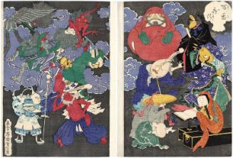 Night Procession of One Hundred Demonic Objects (Hyakki yagyô)