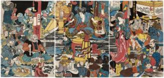 Shôguntarô Yoshikado Assembles His Allies (Shôguntarô Yoshikado mikata no sei o atsumuru zu)