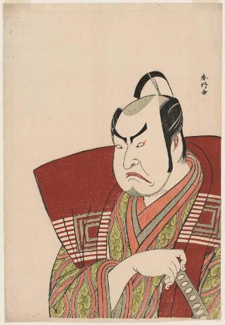 Actor Arashi Hinasuke I as Watanabe Teishichi Tonau