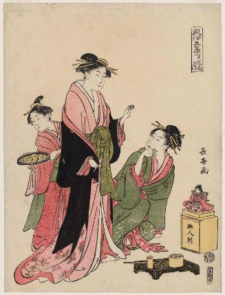 The Third Month (Hanamizuki), from the series Customs of the FIve Festivals (Fûzoku Gosekku)
