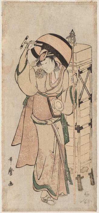 Actor Nakamura Noshio II as a Rokubu Pilgrim