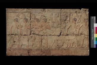 Cast of wall relief from the mortuary temple of Hatshepsut