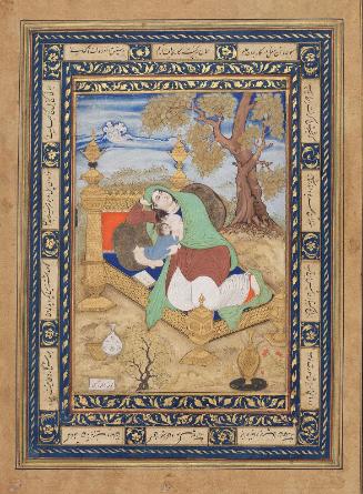 Mother and Child Reclining