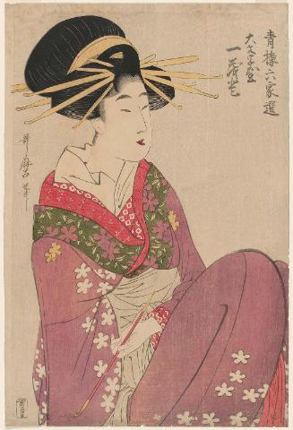Hitomoto of the Daimonjiya, from the series Selections from Six Houses of the Yoshiwara (Seirô rokkasen)