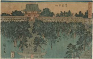 Mount Atago in Shiba (Shiba Atagoyama), from the series Famous Places in Edo (Edo meisho)