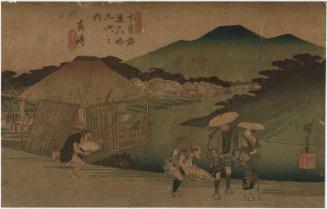 No. 14, Takasaki, from the series The Sixty-nine Stations of the Kisokaidô Road (Kisokaidô rokujûkyû tsugi no uchi)