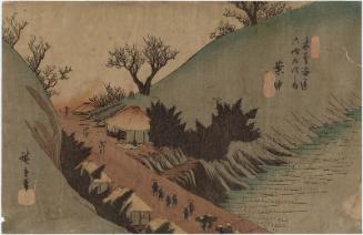 No. 16, Annaka, from the series The Sixty-nine Stations of the Kisokaidô Road (Kisokaidô rokujûkyû tsugi no uchi)