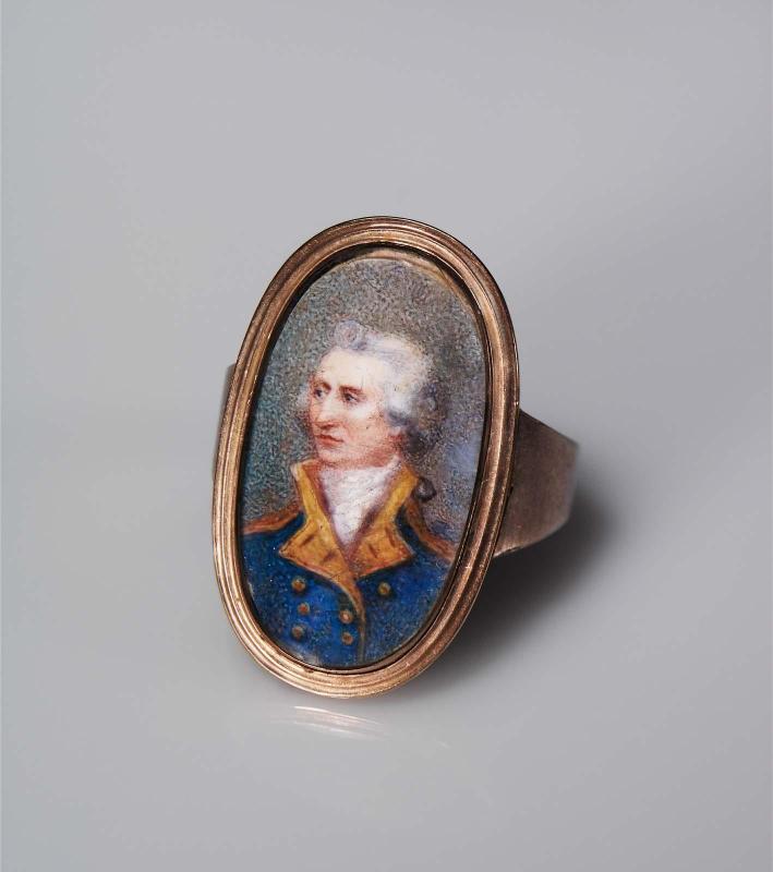 Ring with miniature portrait of George Washington
