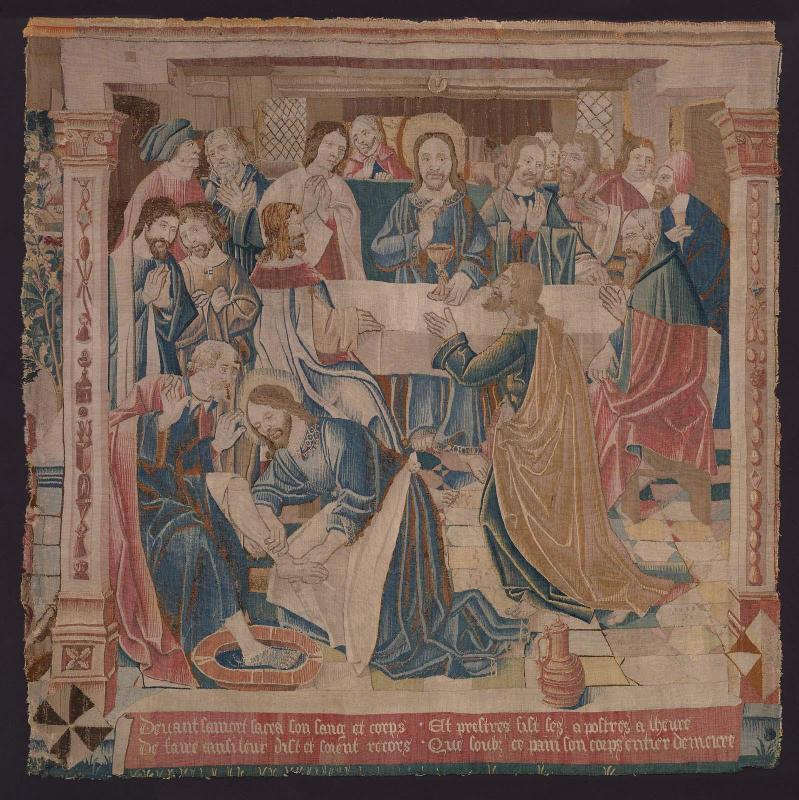 Tapestry: The Last Supper  (fragment from the series THE STORY OF THE HOLY SACRAMENT)