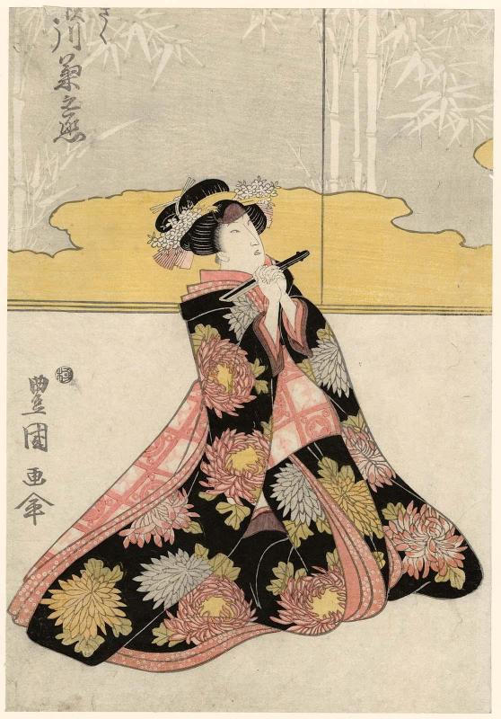 Actor Segawa Kikunojô V as Okiku