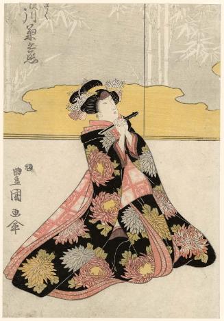 Actor Segawa Kikunojô V as Okiku