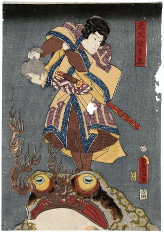 Actor Ichimura Uzaemon XIII as Tenjiku Tokubei