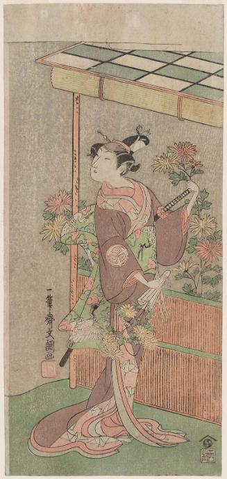 Actor Arashi Hinaji as Minazuru-hime