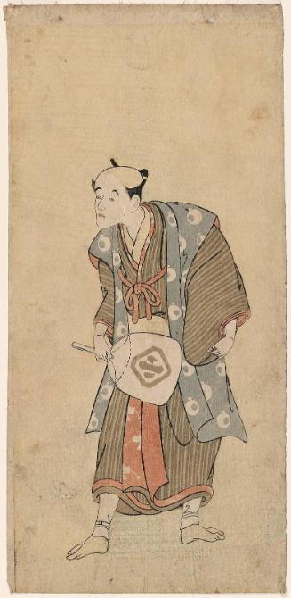 Actor Arashi Otohachi I as the Watchman Yasaku