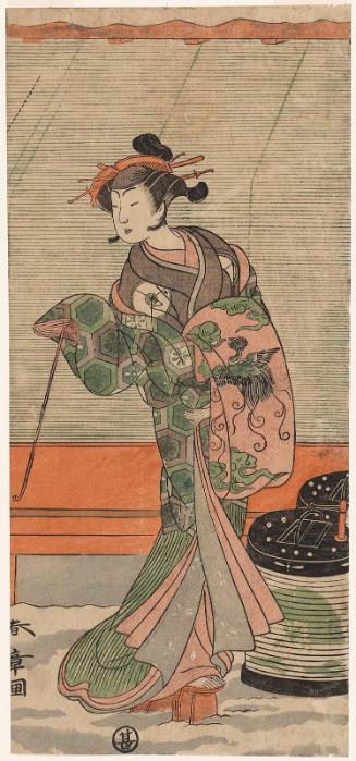 Actor Iwai Hanshirô IV as the Courtesan Shirotae