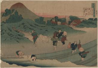 Poem by Jitô Tennô, from the series One Hundred Poems Explained by the Nurse (Hyakunin isshu uba ga etoki)