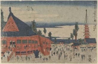 Sensô-ji Temple at Kinryûzan (Kinryûzan Sensô-ji no zu), from the series The Eastern Capital (Tôto)