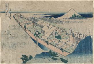 Ushibori in Hitachi Province (Jôshû Ushibori), from the series Thirty-six Views of Mount Fuji (Fugaku sanjûrokkei)