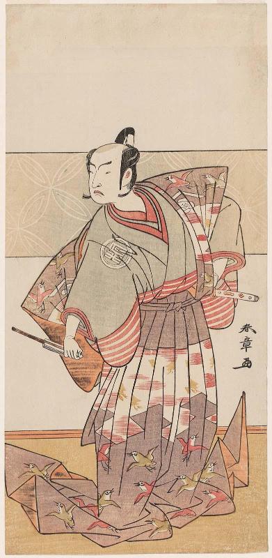 Actor Arashi Sangorô II as Soga no Jûrô