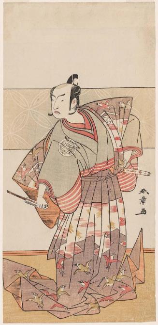Actor Arashi Sangorô II as Soga no Jûrô