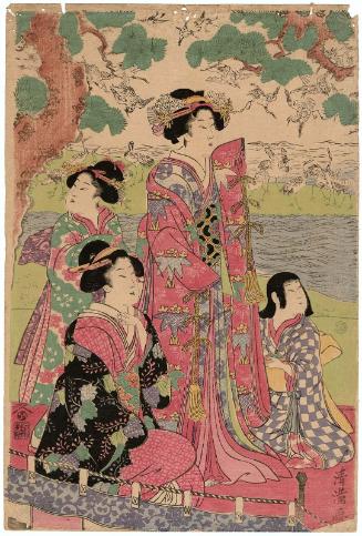 Parody of the Story of Yoritomo Releasing Cranes at Yuigahama