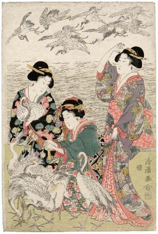 Parody of the Story of Yoritomo Releasing Cranes at Yuigahama