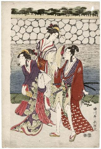 Parody of a Daimyô Procession Entering a Castle
