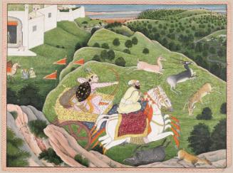 Prince Hunting Antelope and Boar