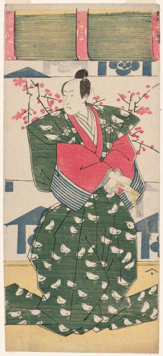 Actor Nakamura Denkurô IV as Soga no Jûrô Sukenari