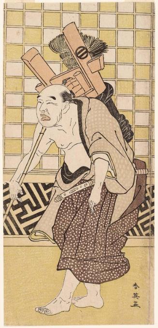 Actor Asao Tamejûrô I as Drunken Gotobei