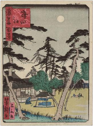 Hirota Shrine (Hirota yashiro), from the series One Hundred Views of Osaka (Naniwa hyakkei)