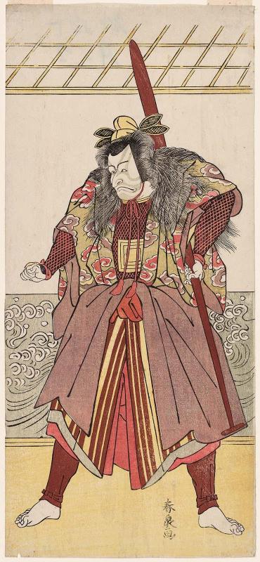 Actor Ichikawa Danjûrô V as Tenjiku Tokubei