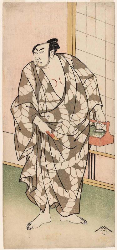 Actor Arashi Hinasuke I as the Wrestler Tatsugadake