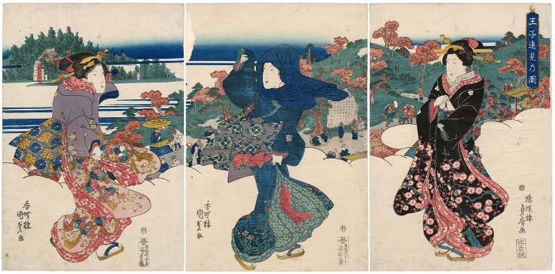 Distant View of Ôji (Ôji enmi no zu)