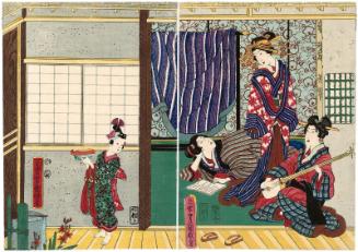 Display of Lifesized Dolls (Iki-ningyô): The Upstairs Parlor of a Brothel