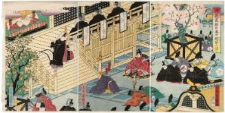 The Conquest of Ôshû by Lord Minamoto Yoshiie (Minamoto Yoshiie Ason Ôshû seibatsu no zu)