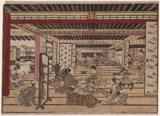 A Game of Ken in a Parlor in the New Yoshiwara