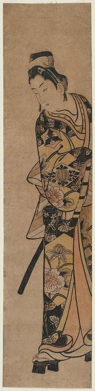 Actor Onoe Kikugorô as Soga Gorô