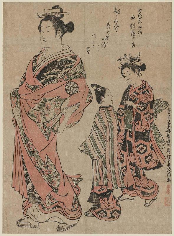 Actor Nakamura Tomijûrô I as the Courtesan Yamaji