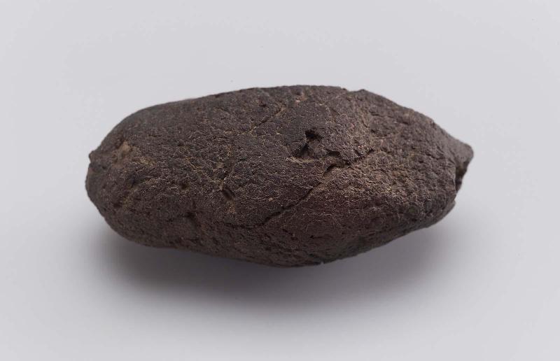 Pierced mud ball