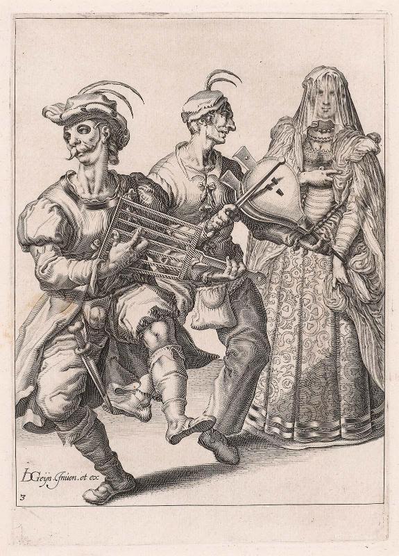 The Masquerade, plate 3
