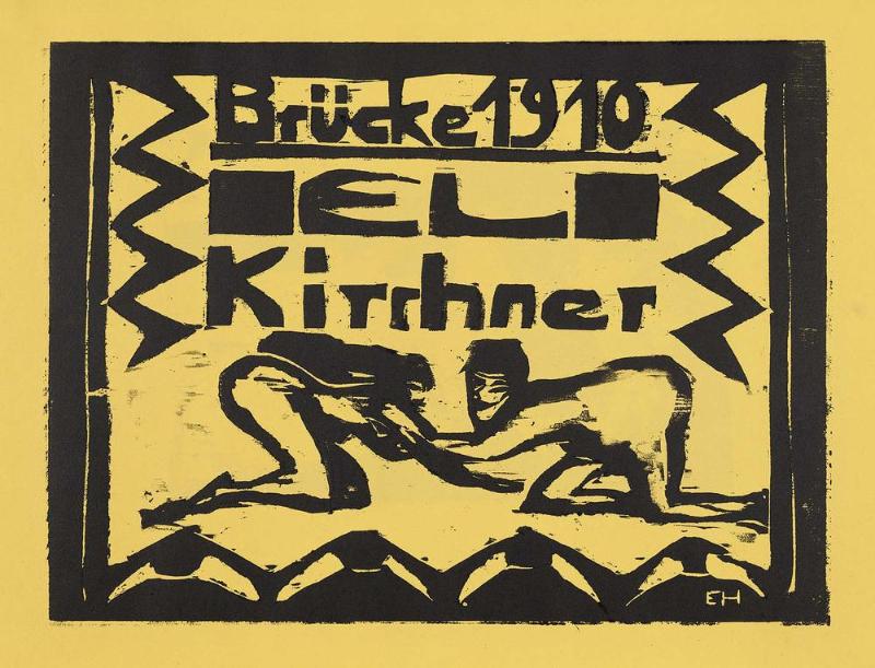 Cover for the Brücke Portfolio of 1910
