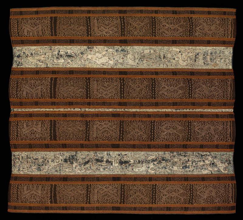 Woman's ceremonial lower body wrapper (tapis)