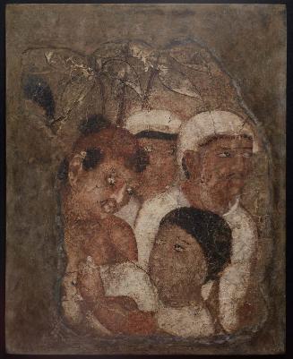 Conversion of Nanda: fragment of an Ajanta mural