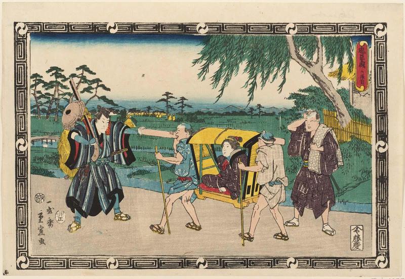Act VI (Rokudanme), from the series The Storehouse of Loyal Retainers (Chûshingura)