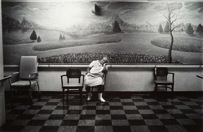 Woman with mural