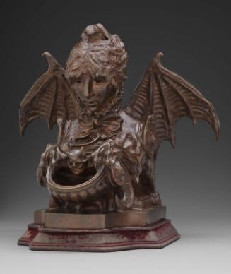 Fantastic Inkwell (Self-Portrait as a Sphinx)